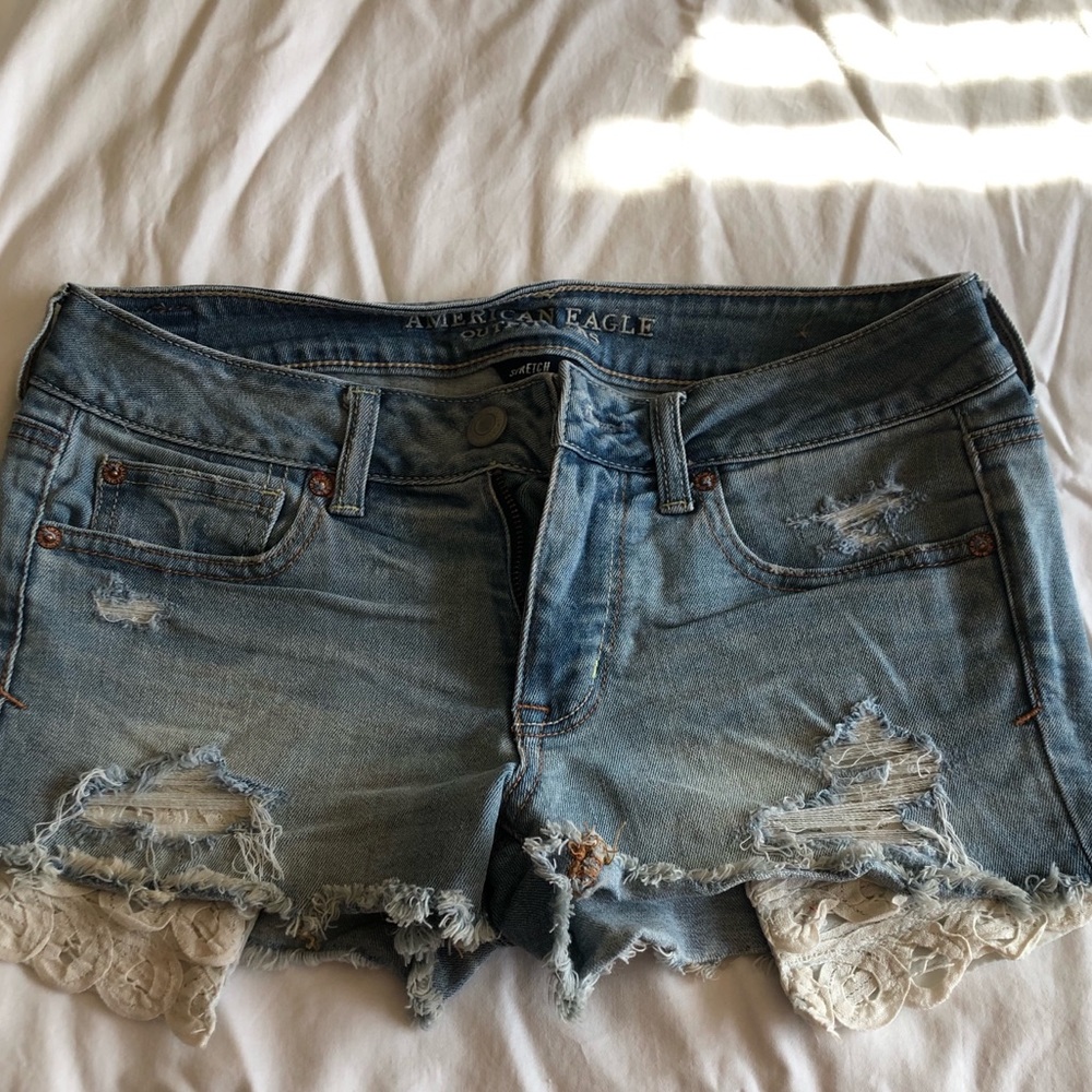American Eagle Shortie jean shorts